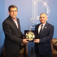 نشست مشترک سرپرست دانشگاه فردوسی مشهد با هیئت دانشگاه العراقیه بغداد