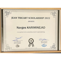 دریافت جایزه علمی ژان تریکار توسط پژوهشگر پسادکتری دانشگاه فردوسی مشهد