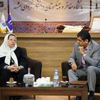 دیدار و قدردانی از دکتر فائزه توتونیان مشهد استاد پیشکسوت دانشگاه فردوسی مشهد