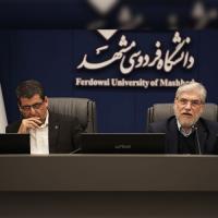 حضور وزیر علوم، تحقیقات و فناوری در نشست نخبگانی با کارمندان دانشگاه فردوسی مشهد