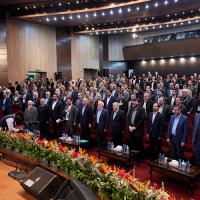 برگزاری افتتاحیه اجلاس رؤسای دانشگاه ها و مؤسسات آموزش عالی، پژوهشی و فناوری در دانشگاه فردوسی مشهد