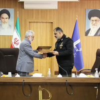 حضور فرمانده نیروی دریایی ارتش جمهوری اسلامی ایران در دانشگاه فردوسی مشهد