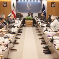 نشست گفتگو محور رئیس دانشگاه فردوسی مشهد با سازمان بسیج اساتید دانشگاه