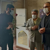 مراسم استقبال از کاروان راهیان نور دانشجویان دانشگاه فردوسی مشهد برگزار شد